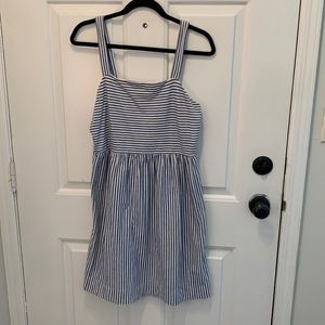Loft striped summer dress - size small